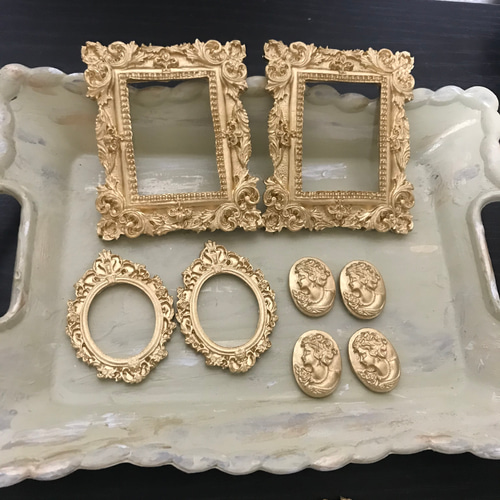 アンティークフレームカメオセット その他インテリア雑貨 N 通販