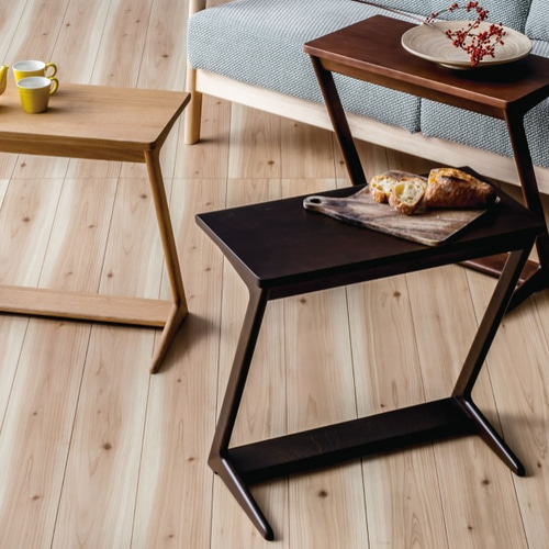 飛騨の家具 サイドテーブル(巾60㎝) ST-60 イバタインテリア ロー  