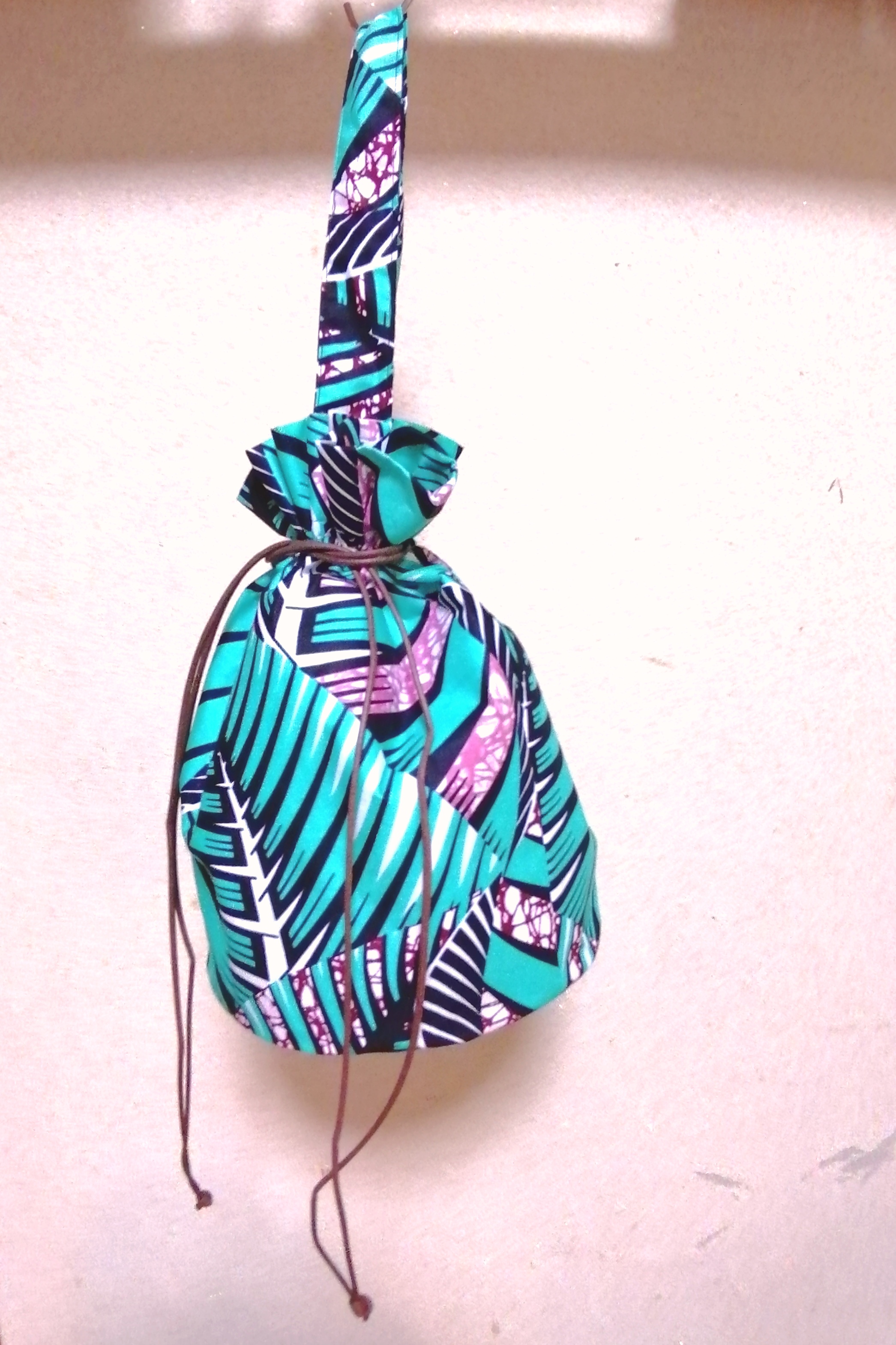 【SALE 30%OFF】ハレノヒバッグ　3way 巾着トートバッグ　リーフ