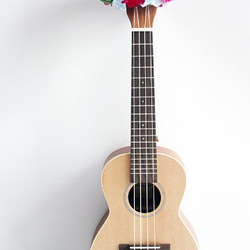 尤克里裡絲帶花環夏威夷工藝尤克里裡背帶樂器配件三角梅吉他阿羅哈音樂會用 第2張的照片