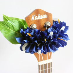尤克里裡絲帶花環夏威夷工藝尤克里裡背帶樂器配件三角梅吉他阿羅哈音樂會用 第8張的照片