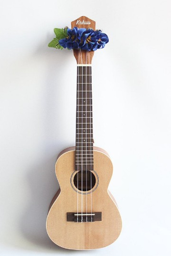 尤克里裡絲帶花環夏威夷工藝尤克里裡背帶樂器配件雞蛋花吉他阿羅哈音樂會用 第2張的照片