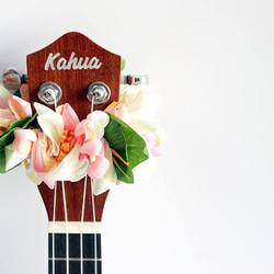 尤克里裡絲帶雷夏威夷工藝尤克里裡背帶樂器配件番紅花吉他阿羅哈音樂會用 第2張的照片