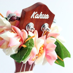 尤克里裡絲帶雷夏威夷工藝尤克里裡背帶樂器配件番紅花吉他阿羅哈音樂會用 第5張的照片