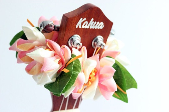 尤克里裡絲帶雷夏威夷工藝尤克里裡背帶樂器配件番紅花吉他阿羅哈音樂會用 第5張的照片