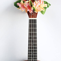 ウクレレリボンレイ ハワイアンクラフト ウクレレストラップ 楽器アクセサリー クロッカス ギター アロハ 演奏会に 10枚目の画像