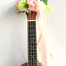 尤克里裡絲帶雷夏威夷工藝尤克里裡背帶樂器配件木槿吉他阿羅哈音樂會用 第3張的照片