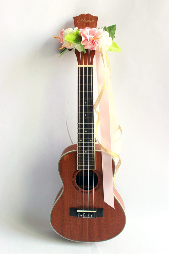 尤克里裡絲帶雷夏威夷工藝尤克里裡背帶樂器配件木槿吉他阿羅哈音樂會用 第5張的照片