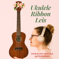 尤克里裡絲帶雷夏威夷工藝尤克里裡背帶樂器配件番紅花吉他阿羅哈音樂會用 第6張的照片