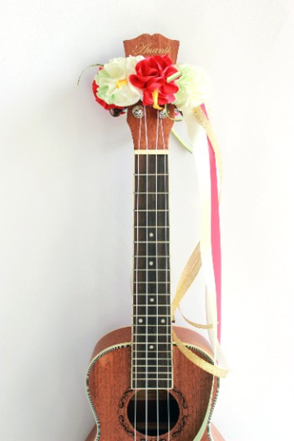 尤克里裡絲帶雷夏威夷工藝尤克里裡背帶樂器配件木槿吉他阿羅哈音樂會用 第3張的照片