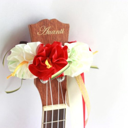 尤克里裡絲帶雷夏威夷工藝尤克里裡背帶樂器配件木槿吉他阿羅哈音樂會用 第4張的照片