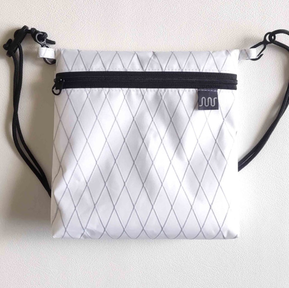 アウトドアポーチ X-Pac ホワイト サコッシュ ナイロン 軽量