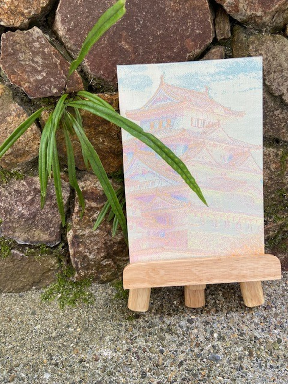 御城印帳(姫路城【蛍光色バージョン】) 『シルクの生地を使用