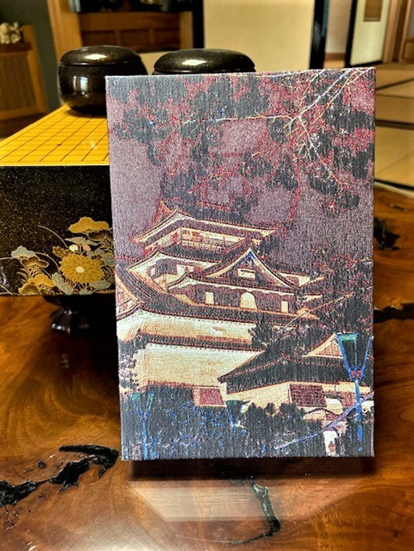 御城印帳(松江城)　『シルクの生地を使用』 1枚目の画像