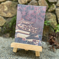御城印帳(松江城)　『シルクの生地を使用』 2枚目の画像