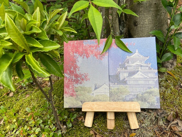 御城印帳(岡山城)　『シルクの生地を使用』 人気・おすすめ｜使いやすい・旅行におすすめ 品質保証 全国発送 在庫限り