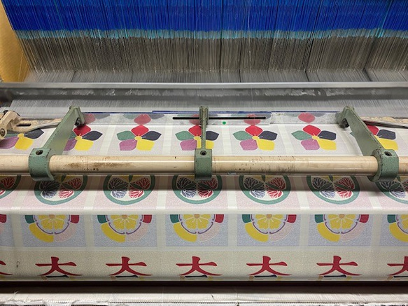 サコッシュ『明智光秀の家紋(桔梗紋)』 Silkで織った家紋を使用!! 6枚目の画像