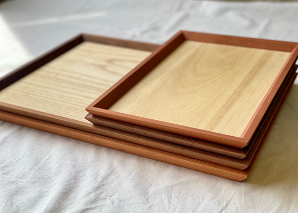 在庫処分セール・WOOD TRAY(L) 6枚目の画像