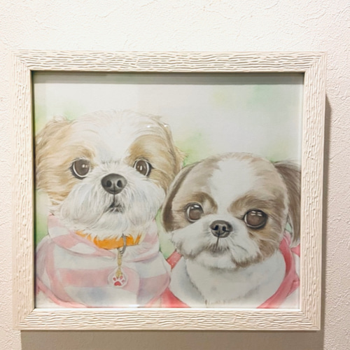 動物画、ペット画(本格水彩画) オーダーメイドのペット水彩画-6 | 水沢透 ｜インテリア絵画