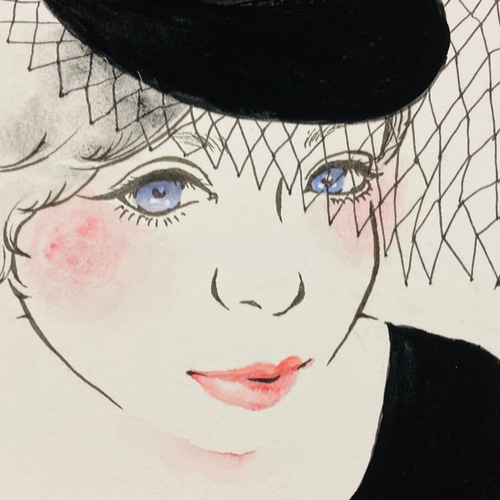 水彩画　アート　ポスター　似顔絵 水彩画風デジタル似顔絵 追加人数 | 似顔絵アーティスト ちひろshop