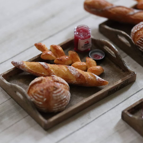 ミニチュア◇木製トレー その他置物 tinygift 通販 11932845｜Creema