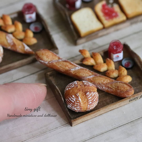 ミニチュア◇木製トレー その他置物 tinygift 通販 11932845｜Creema