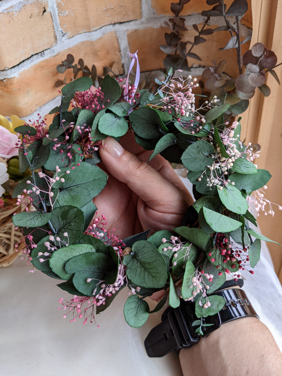 爽やかなユーカリのミニリース 3枚目の画像