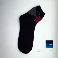 ATORZ‧Combed Lycra Men&#39;s Socks 1枚目の画像