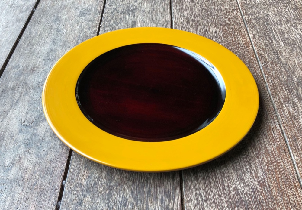 カラーディッシュ  φ21cm【香川漆器/87.5】