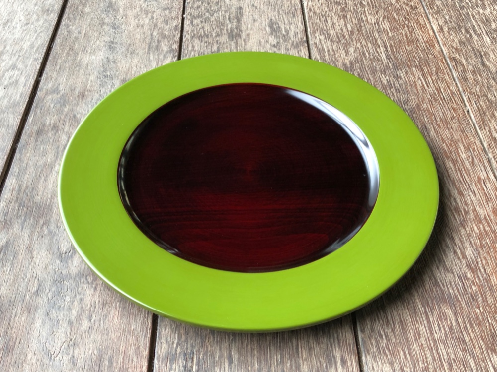 カラーディッシュ  φ21cm【香川漆器/87.5】