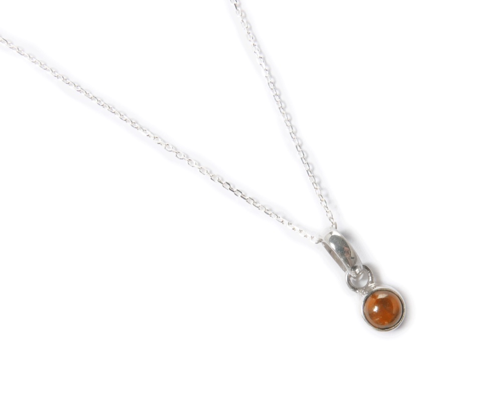 •✼送料無料✼•シルバー925/タイガーアイ/直径6mm༺バリ島の僧侶の祈祷＆浄化 •☆• 天然石ヒーリングネックレス༻