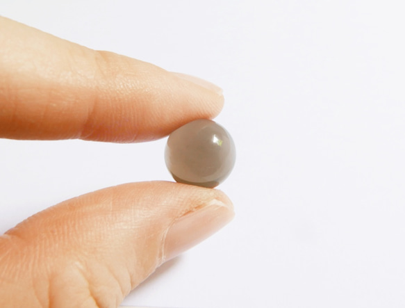 煙晶/黑水晶圓球（直徑12毫米） 由巴厘島僧侶淨化的天然石材，振動穩定，帶來深度平靜的石頭♪ 第4張的照片