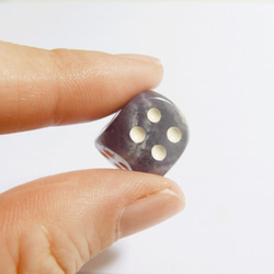 •✼送料無料✼•アメジストのダイス・迷った時の道しるべ ༺バリ島の僧侶の祈祷＆浄化 •☆• 魅力を引き出す恋愛成就の石༻ 4枚目の画像