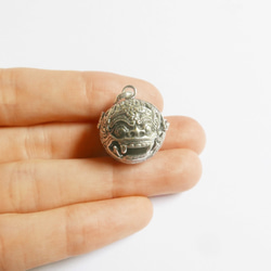 免運費 [Silver925] 銀治癒項鍊（螢石/螢石），可以讓你取出峇裡島神「巴龍」的內部 第4張的照片