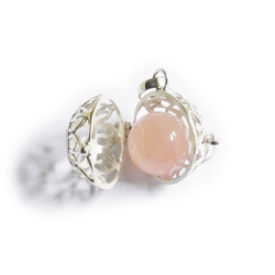 ✼925銀✼玫瑰石英項鍊 ༺輕鬆打開 •*•將您與宇宙連接起來・OM・巴厘島之神 ༻天然石禮物 第3張的照片