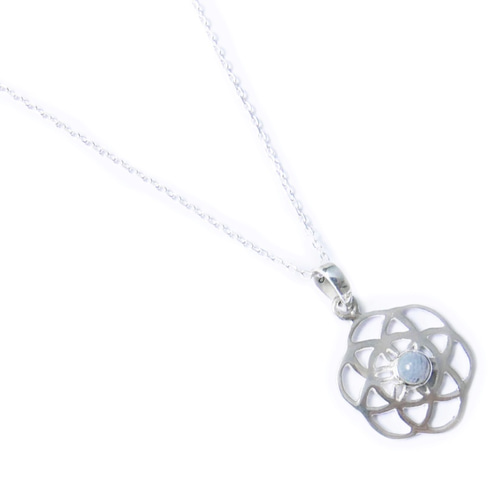 1点物】ブルーレースアゲート ロープネックレス ショップ 中世