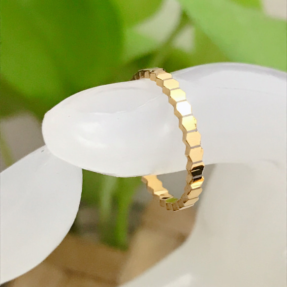 ヘキサゴンリング＊ステンレスリング＊インデックスリング＊ミドル