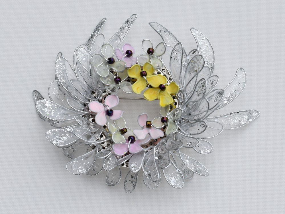 (ディップジュエリー) 無限の翼 ブローチ　(シルバー)