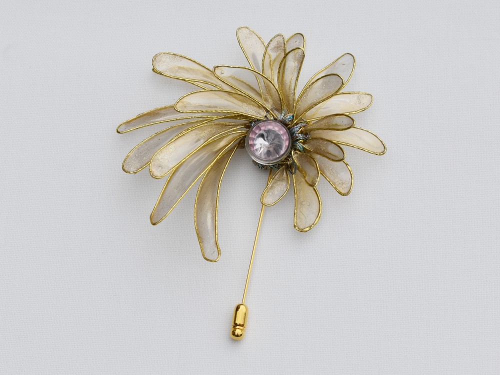 (ディップジュエリー) ロテーティング・ウイング ブローチ