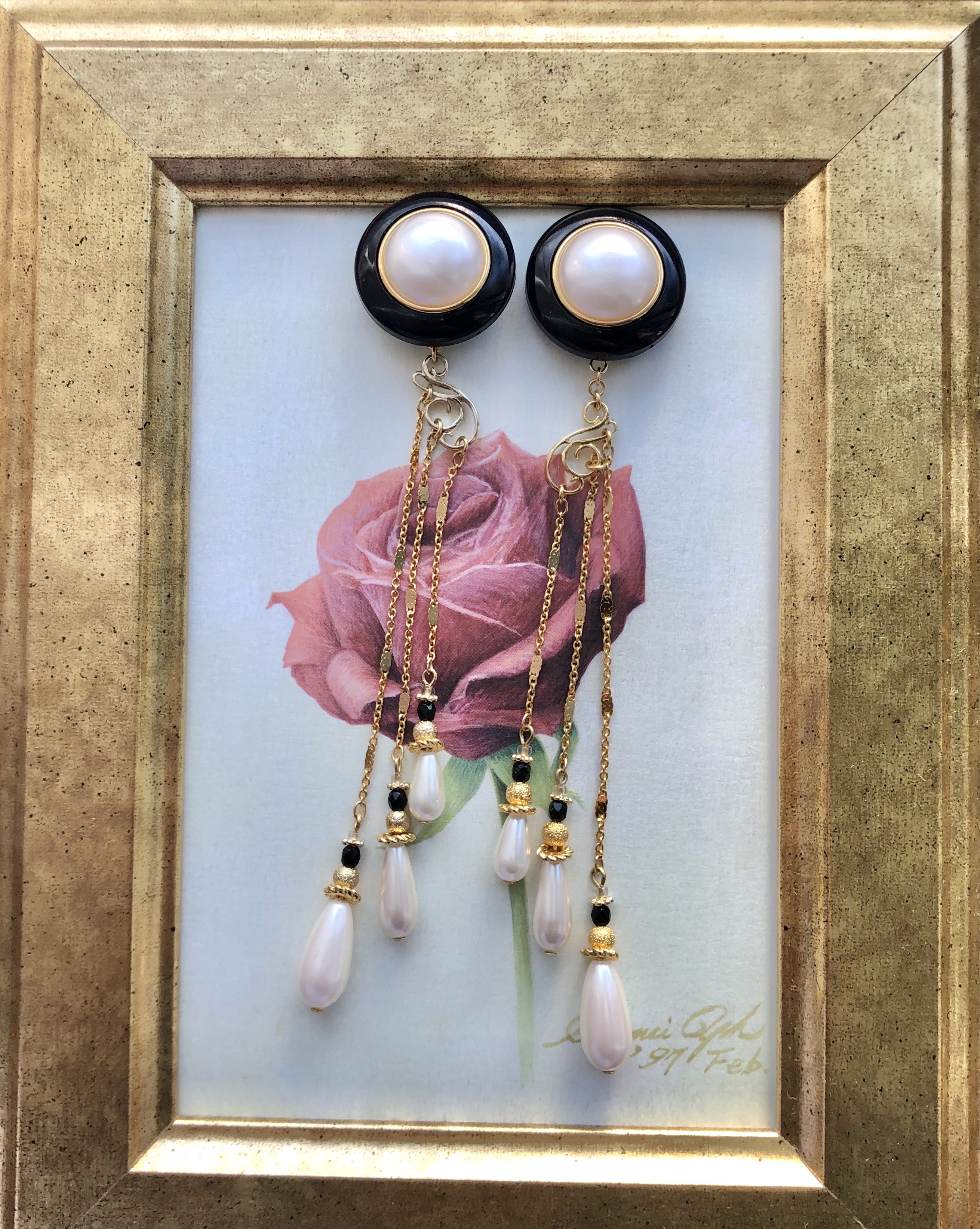 月影マスカレード　Mascherata al chiaro di luna イヤリング or ピアス　※ご希望を選択