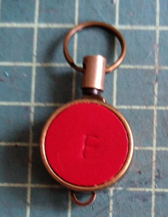 皮革捲軸鑰匙圈（可選擇皮革顏色！免費姓名縮寫。僅限捲軸類型） 第6張的照片