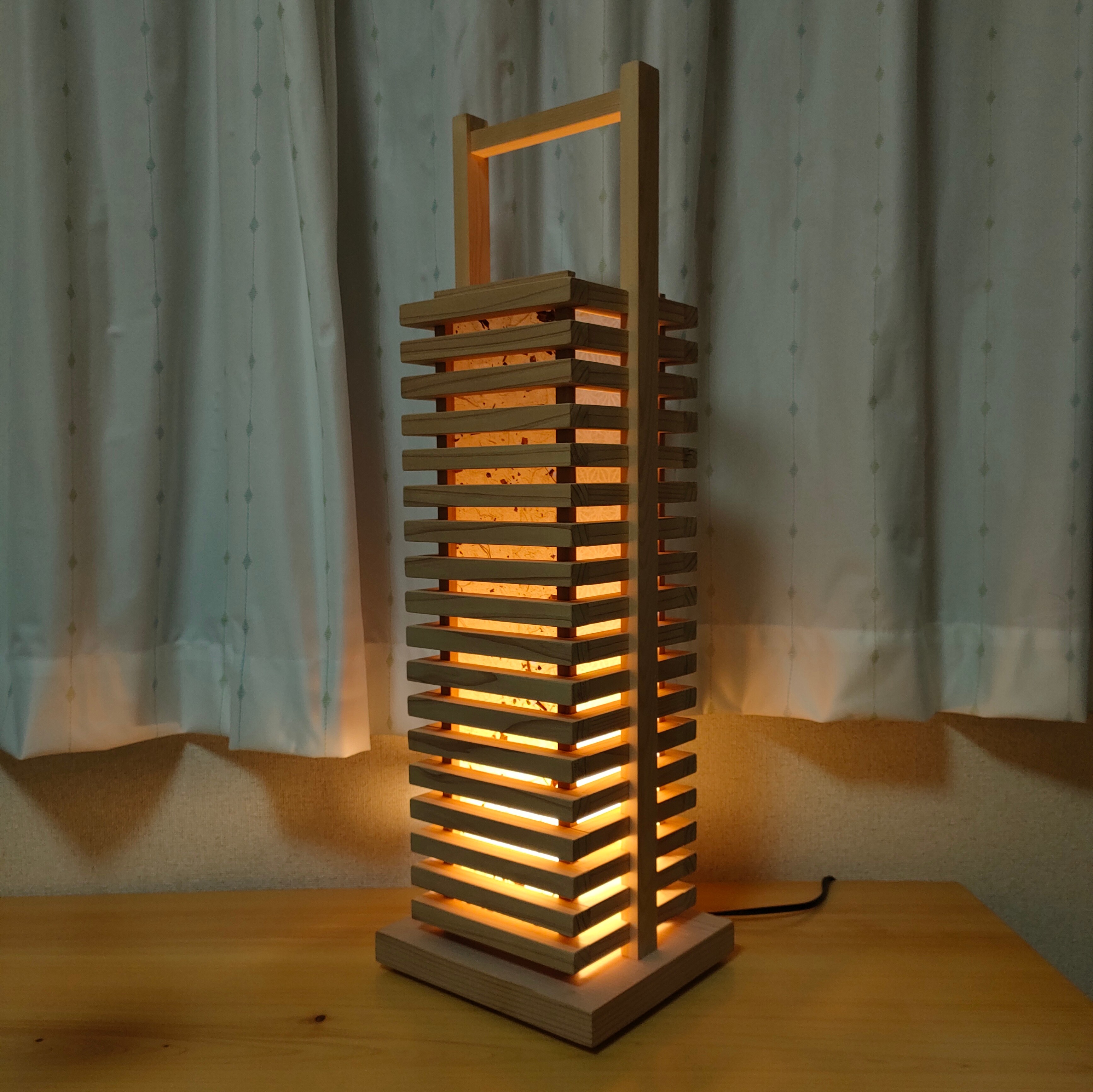 【受注生産】雪見行灯　スタンド照明　LED　和紙 受注生産】 雪見行灯 スタンド照明 和紙 和モダン スタンド