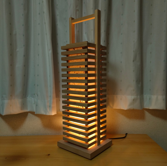 【受注生産】雪見行灯　スタンド照明　LED　和紙 受注生産】 雪見行灯 スタンド照明 和紙 和モダン スタンドライト