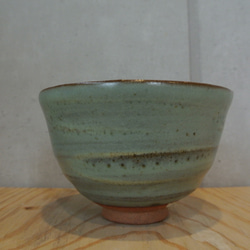緑の器　飯碗 3枚目の画像