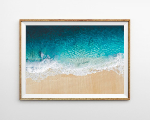 海　手描き　インテリア　オーシャン　原画　海 海 手描き インテリア オーシャン 原画 海