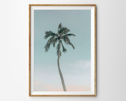ヤシの木 トロピカル ビーチインテリア おしゃれポスター |カフェ