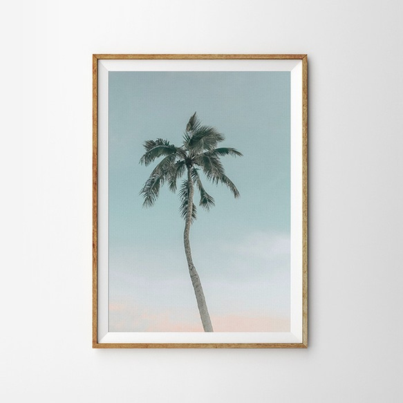 ヤシの木 トロピカル ビーチインテリア おしゃれポスター |カフェ