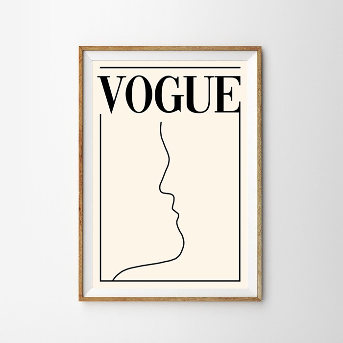 VOGUEポスター VOGUE ファッションアートライン おしゃれなポスター｜A4〜A1