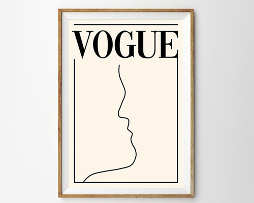 VOGUEポスター British Vogue Magazine July 2024 Central Cee & Mona Tougaard