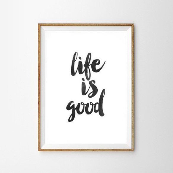 LIFE IS GOOD ポスター 1枚目の画像